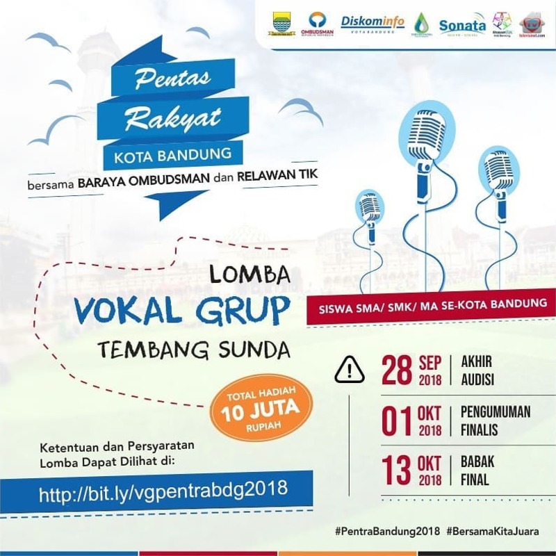 Pentas Rakyat kota Bandung : Lomba Vokal Grup Tembang Sunda