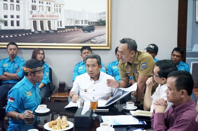 Persatuan PKL Cicadas Bertemu Plh. Wali Kota