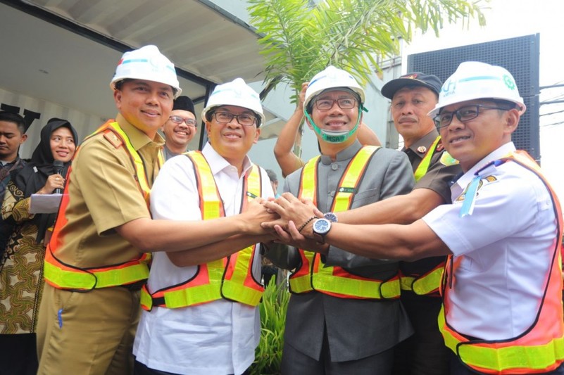 Groundbreaking Pembangunan Flyover Jalan Jakarta dan Jalan Pelajar Pejuang 45