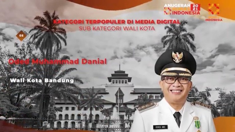 PEMKOT BANDUNG DAN ODED RAIH ANUGERAH HUMAS INDONESIA 2021